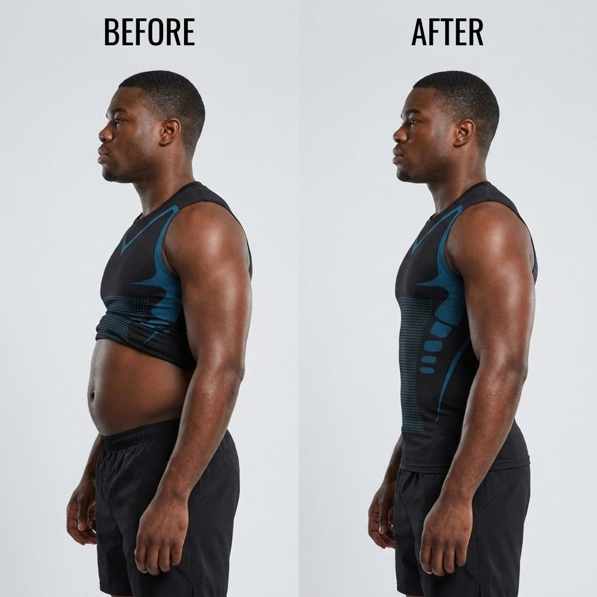 IKANAR™ Ultimate Men's Compression Shirt - Instant Slimming & Back Support