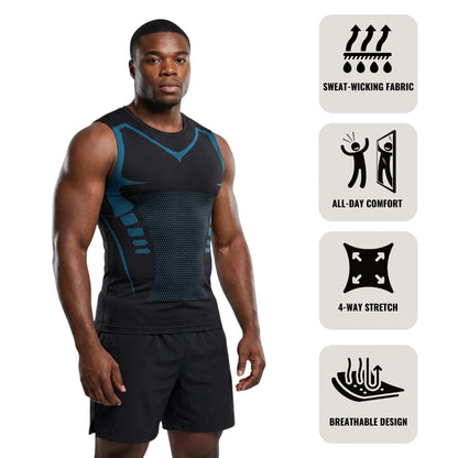 IKANAR™ Ultimate Men's Compression Shirt - Instant Slimming & Back Support