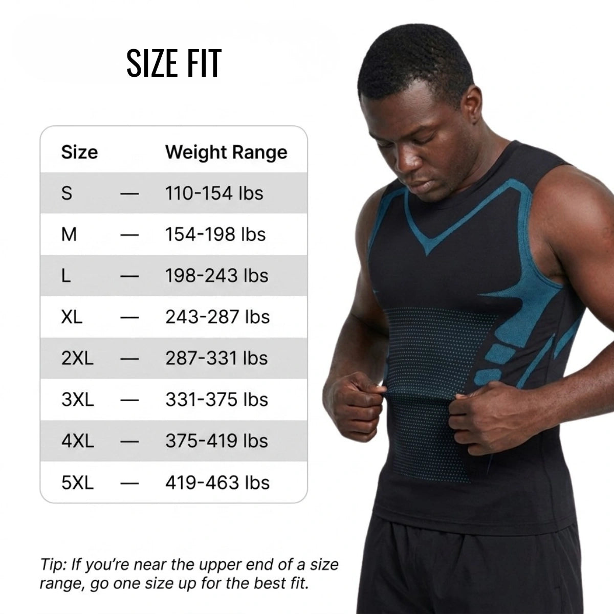 IKANAR™ Ultimate Men's Compression Shirt - Instant Slimming & Back Support