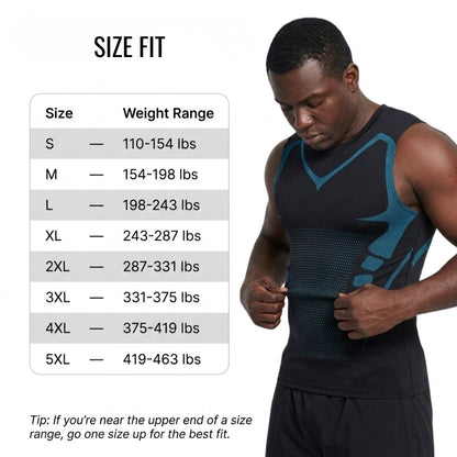 IKANAR™ Ultimate Men's Compression Shirt - Instant Slimming & Back Support