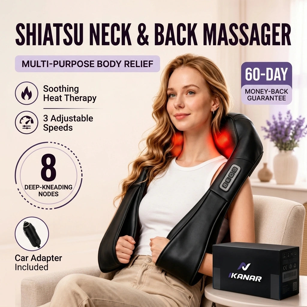 IKANAR™ DeepCare 3D Heated Body Massager
